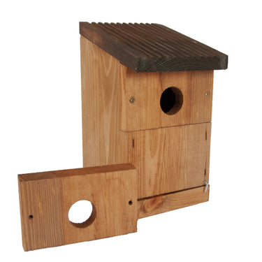 Vogelhuis met verwisselbare voorkant