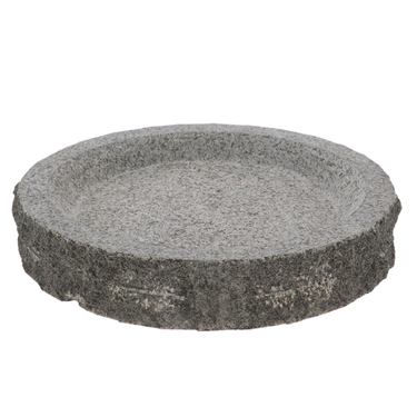 vogelbad graniet rond