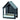 Muurvoedertafel Antraciet/wit design-0