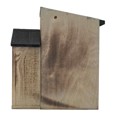 insectenhuis van gevlamd hout