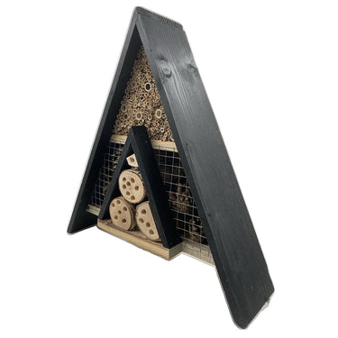 Insektenhotel Dreieck - Schwarz