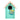 voorkant nest kast met een groen strandhuis design