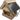 voederhuis met ketting en stenen dak