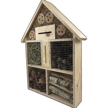 Insektenhotel freistehend - Marienkäfer, Schmetterlinge & Bienen
