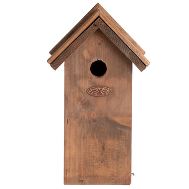 houten vogel huis met bitumen dak
