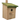 vogelhuisje groen dak