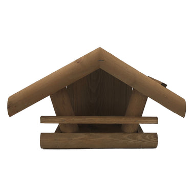 Hängendes Futterhaus - Strohdach - Holz