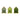 Lieveheersbeesthuisje - Groen Assorti