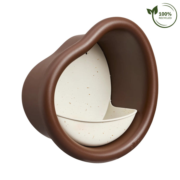 Vogelhaus Organic - Kastanienbraun 100% Recycelter
