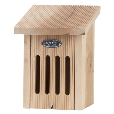 Vlinderkast van dik hout voorkant
