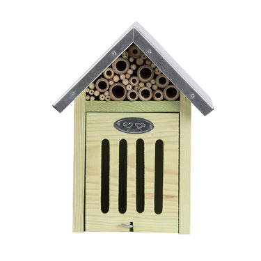 Insectenhuis met zinken dak voorkant