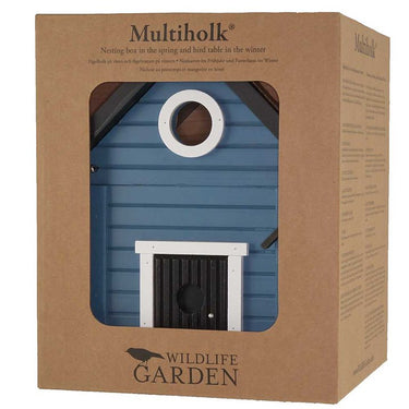 Vogel/voederhuisje - Multiholk Blått Hus